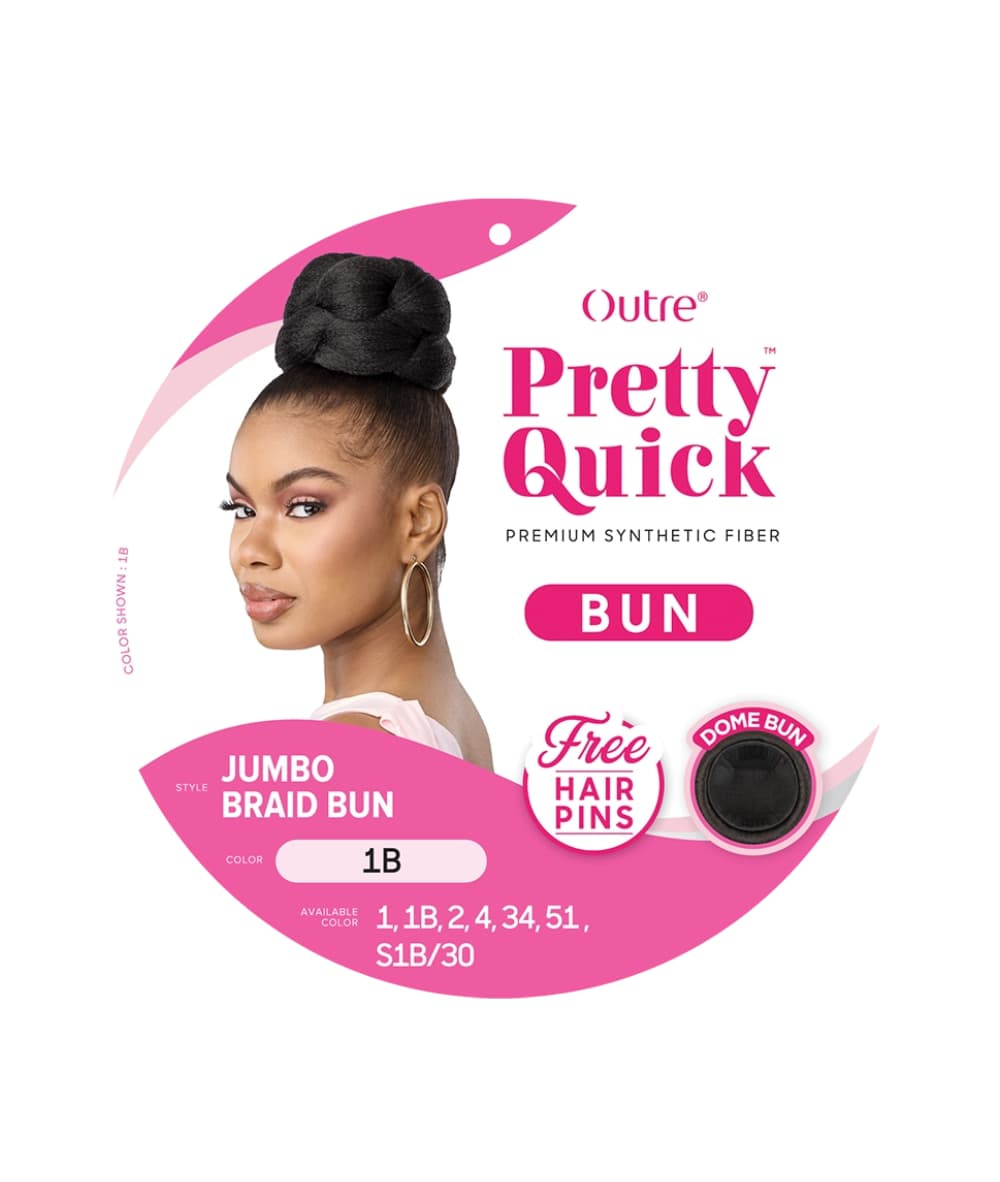 Outre Pretty Quick Bun Jumbo Braid Bun