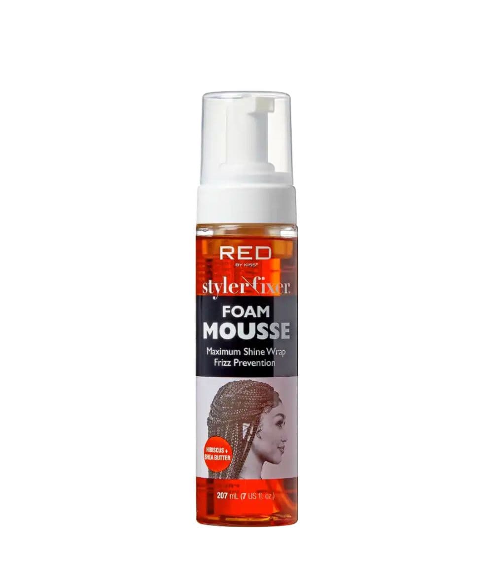 Red By Kiss Styler Fixer Foam Mousse Shine &amp; Frizz Prevention 7oz