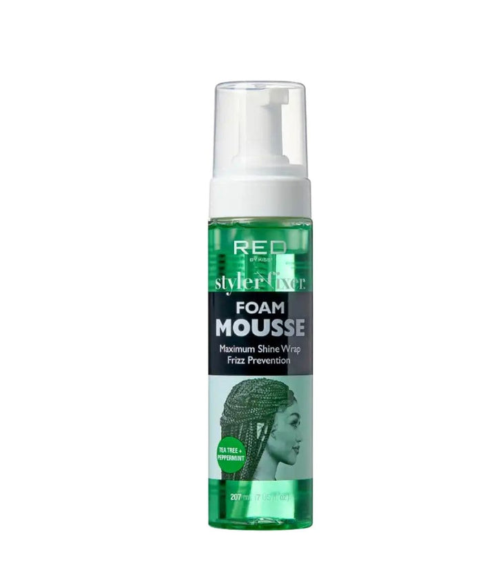 Red By Kiss Styler Fixer Foam Mousse Shine &amp; Frizz Prevention 7oz