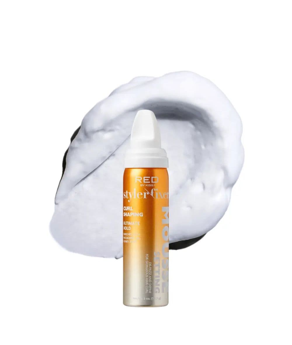 Red By Kiss Frizz Control Setting Mousse For Braid And Curls 2oz