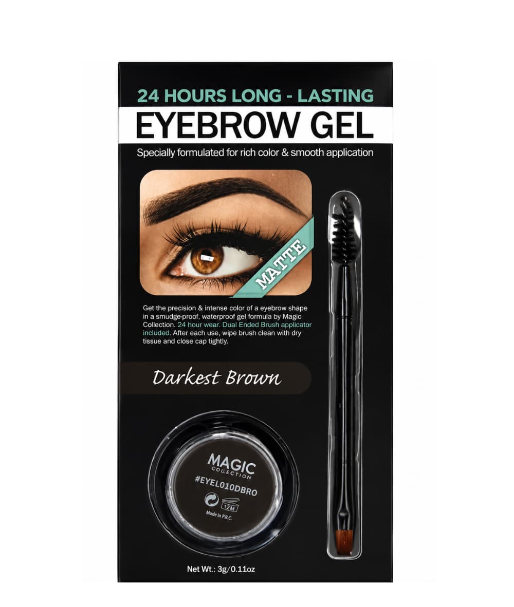 Magic/C Magic Matte WTPrf Eyebrow Gel [Dark Brown] #Bs24215, Cosmetics - Cloré Beauty
