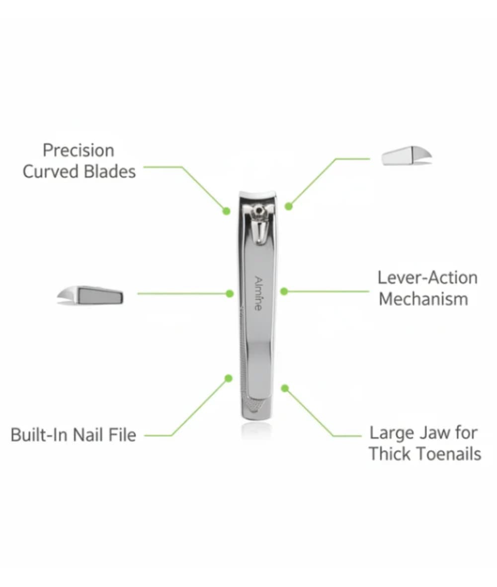 Almine Toenail Clipper with File Large 