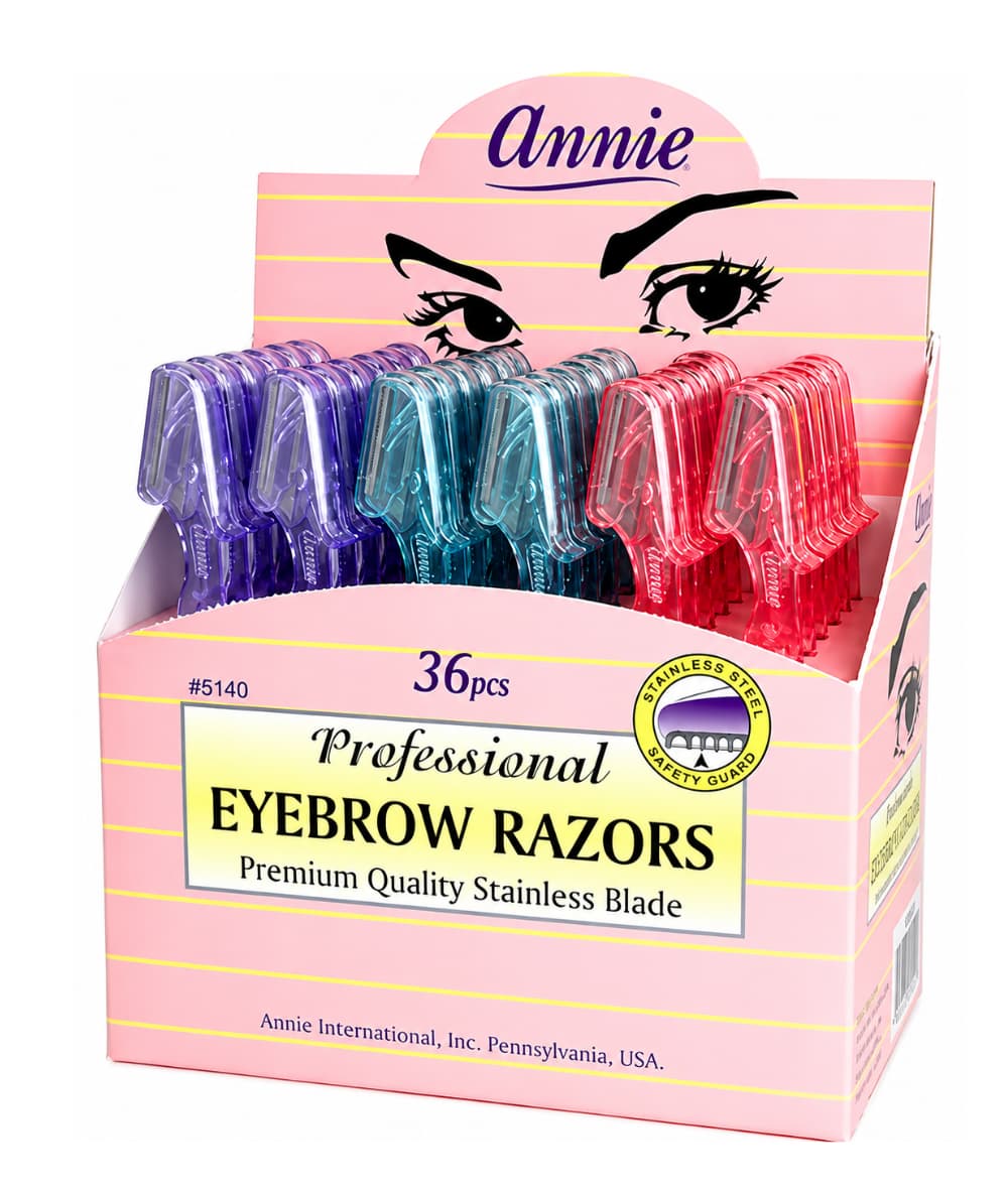 Annie Eyebrow Razors [Assorted] #5140-1pcs, Cosmetics - Cloré Beauty