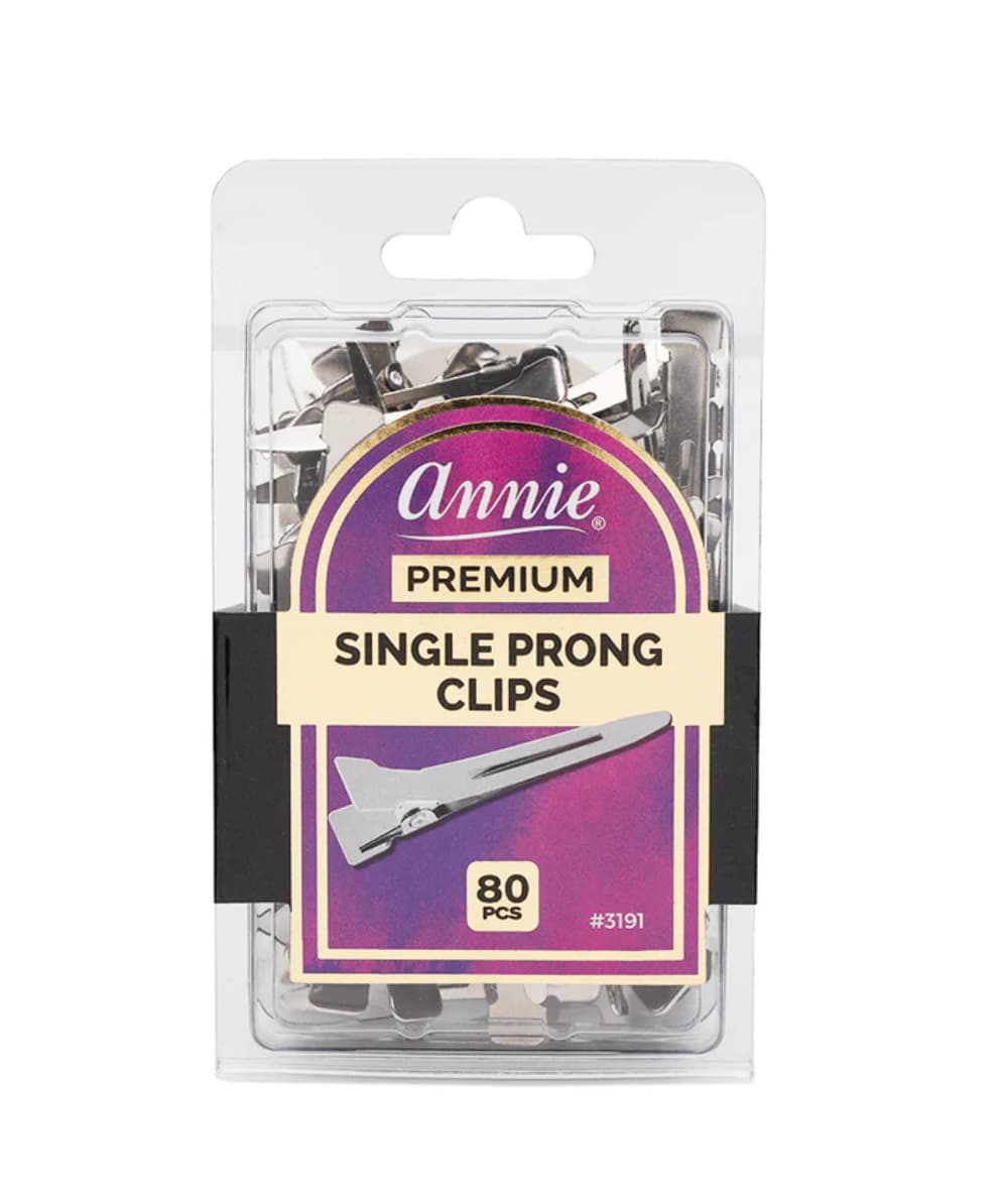 Annie Single Prong Clips 80PCS 