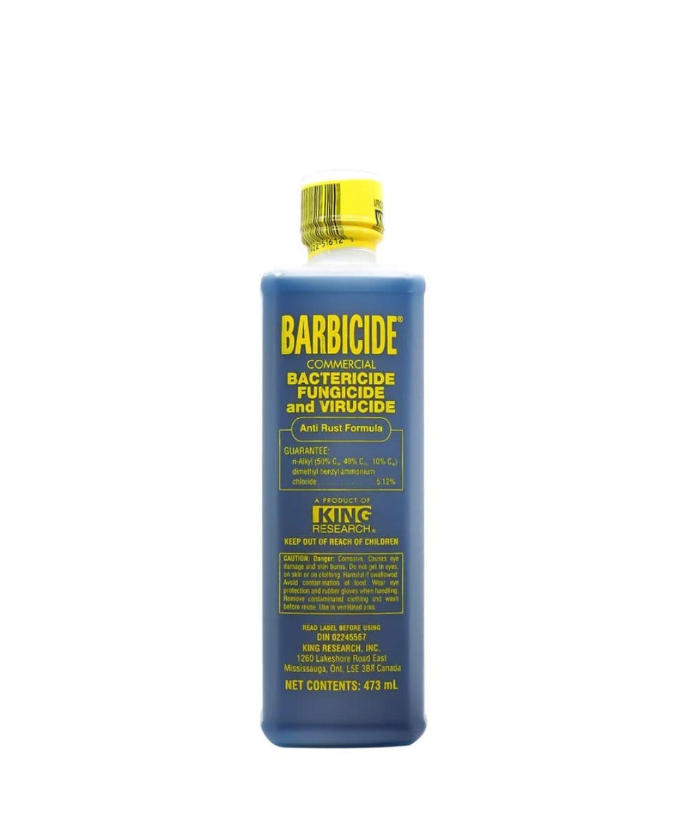 Barbicide Germicide, Pseudomonacide, Fungicide&Virucide 16 oz, Hair Tools - Cloré Beauty