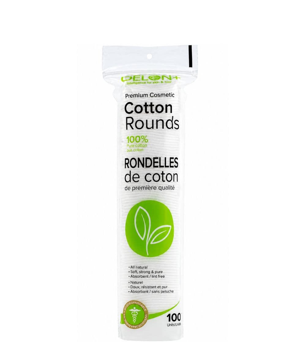 Delon Premium Cosmetic Cotton Rounds, Cosmetics - Cloré Beauty