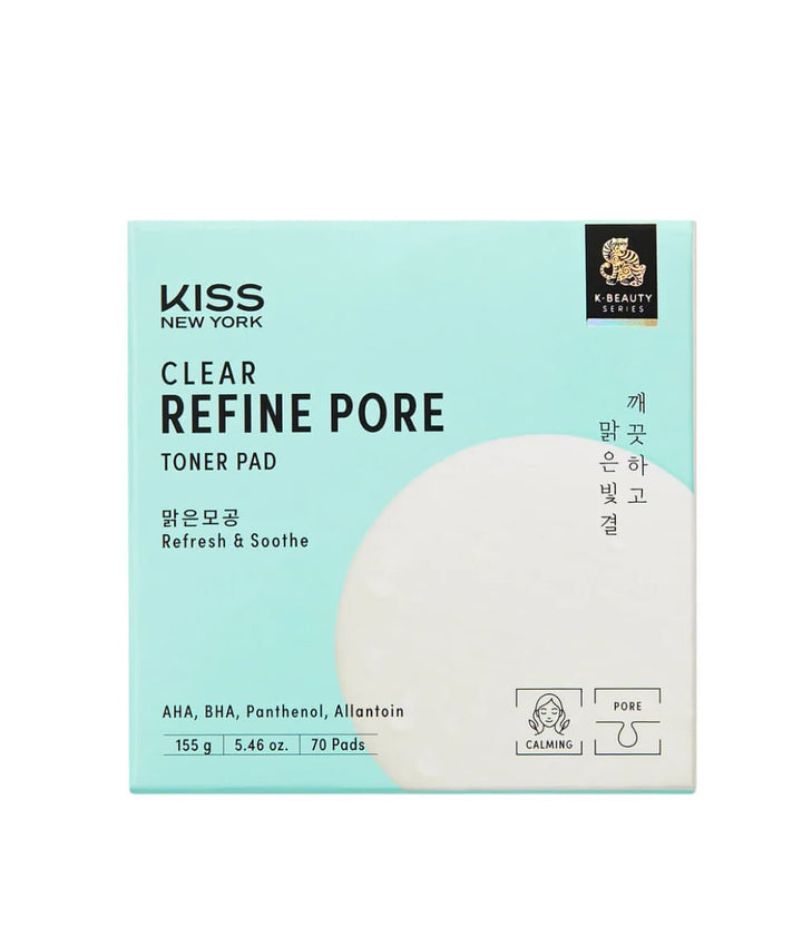 Kiss New York Toner Pads Zero Pore 70pads 