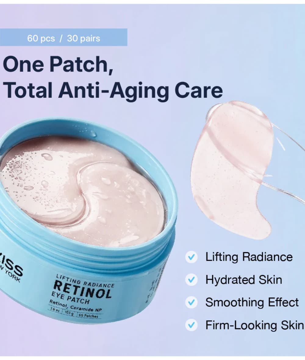 Kiss New York Collagen Eye Patch Retinol 60patches 
