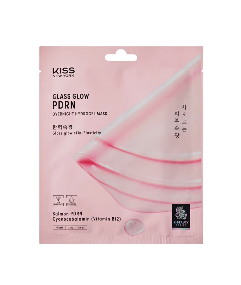 Kiss New York Glass Glow PDRN Overnight Hydrogen Mask 