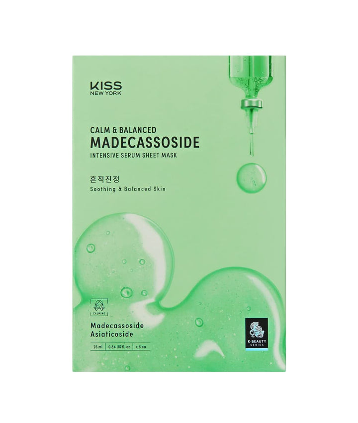 Kiss New York Face Sheet Mask Madecassoside 