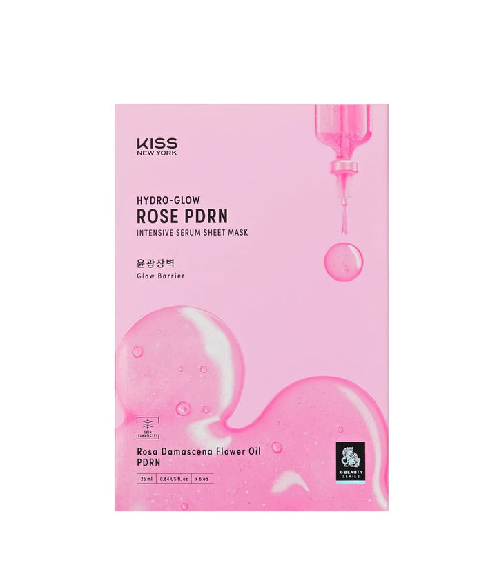 Kiss New York Face Sheet Mask Rose PDRN 