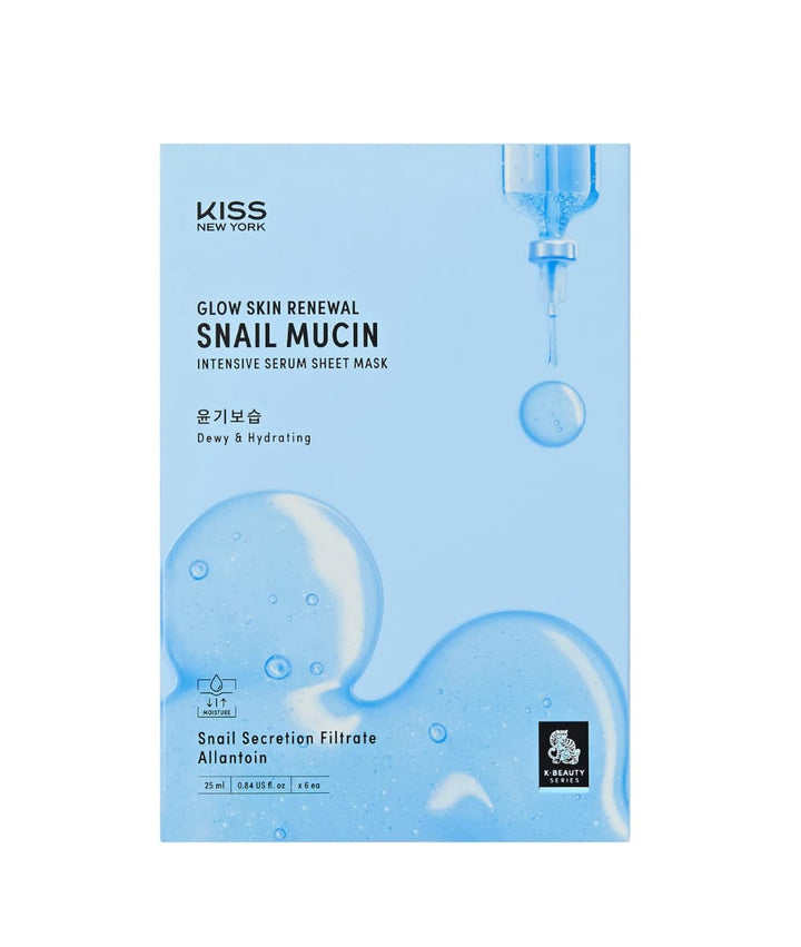 Kiss New York Face Sheet Mask Snail Mucin 