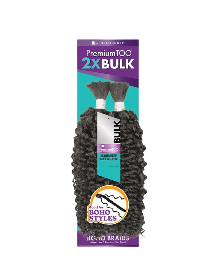 Sensationnel Premium TOO Feather Crochet Burmese Curl 18"