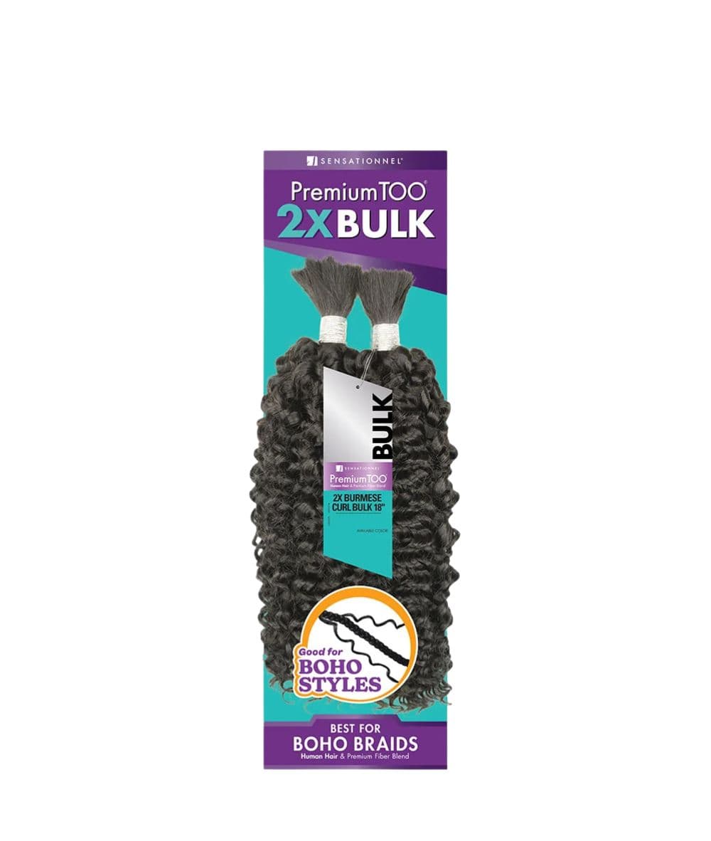 Sensationnel Premium TOO Feather Crochet Burmese Curl 14"