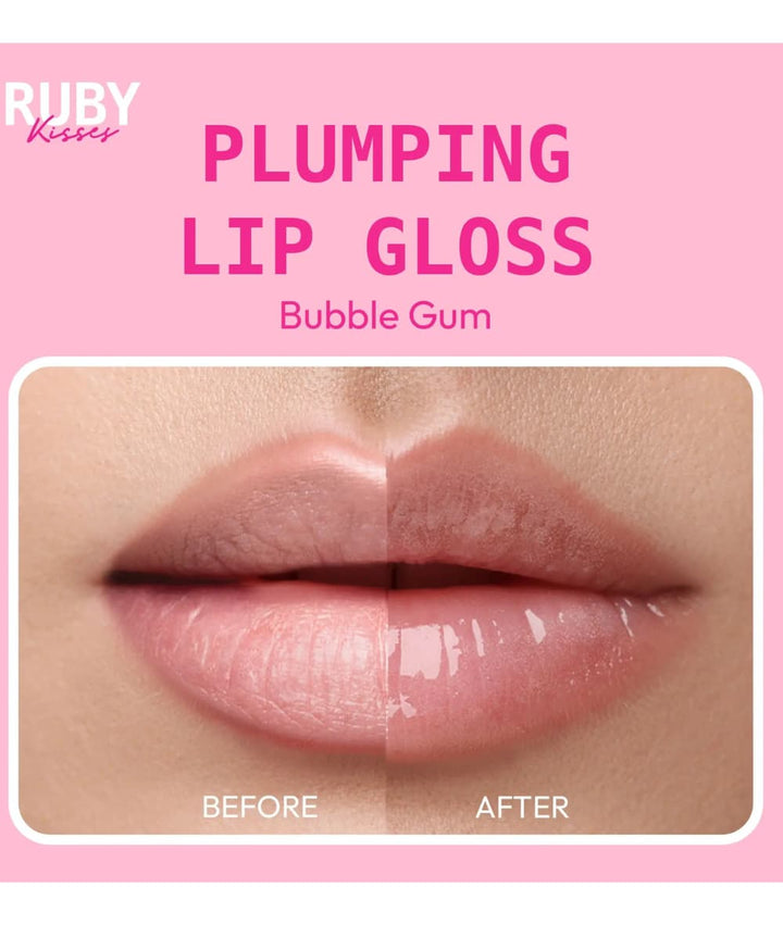Ruby Kisses Plumping Lip Gloss [Bubble Gum] 