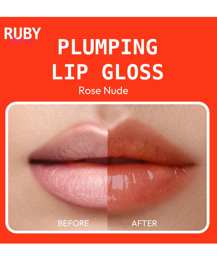 Ruby Kisses Plumping Lip Gloss [Rose Nude] 