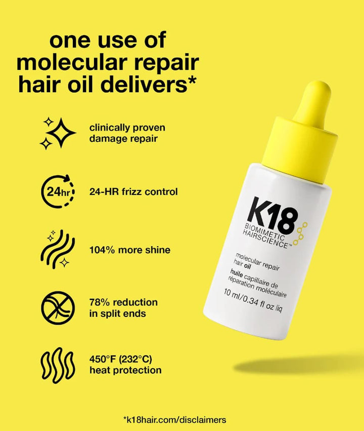 K18 Molecular Repair Hair Oil