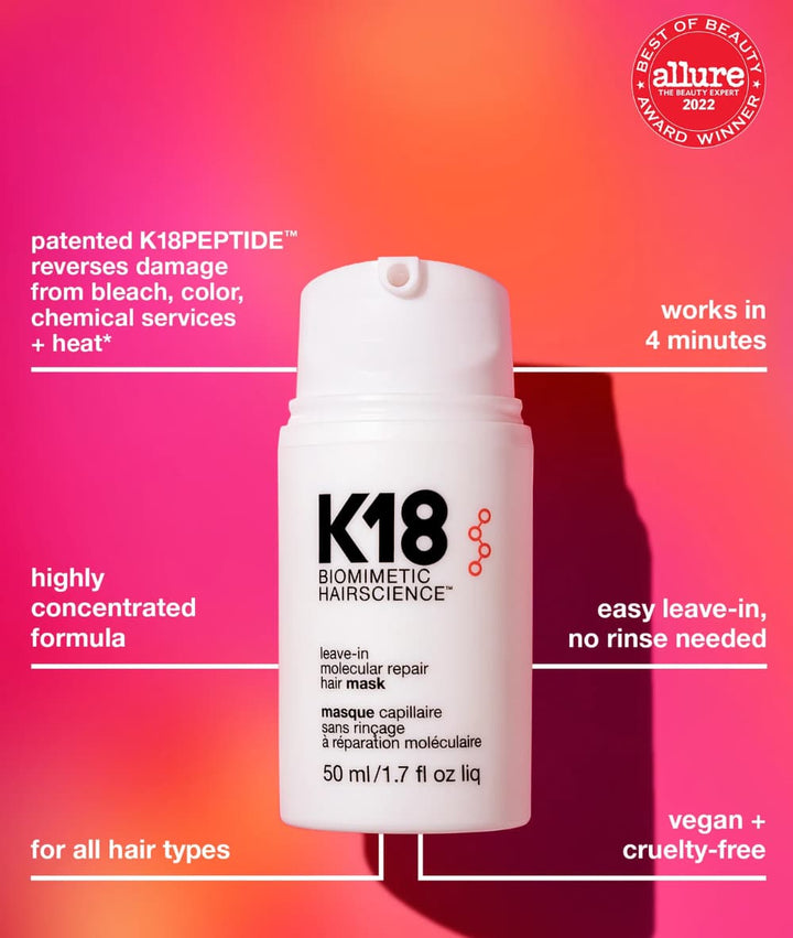 K18 Leave-In Molecular Repair Hair Mask
