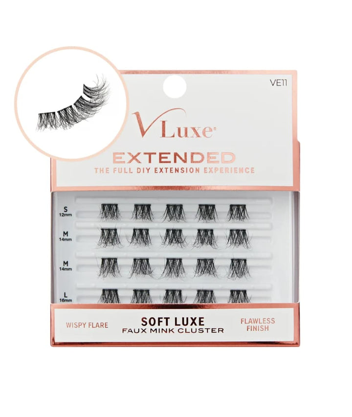 Kiss I-Envy V Luxe Extended Soft Luxe Faux Mink Cluster 