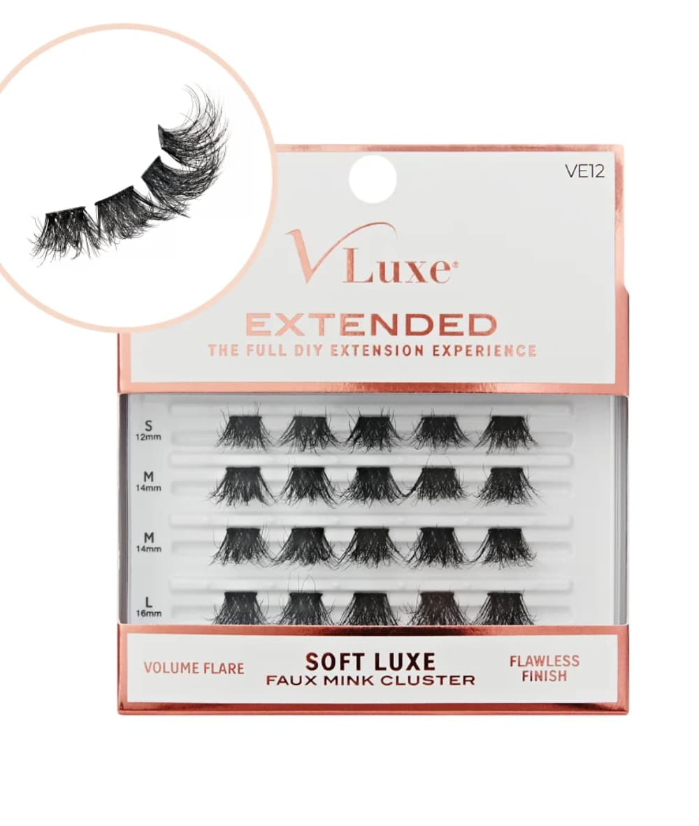 Kiss I-Envy V Luxe Extended Soft Luxe Faux Mink Cluster 