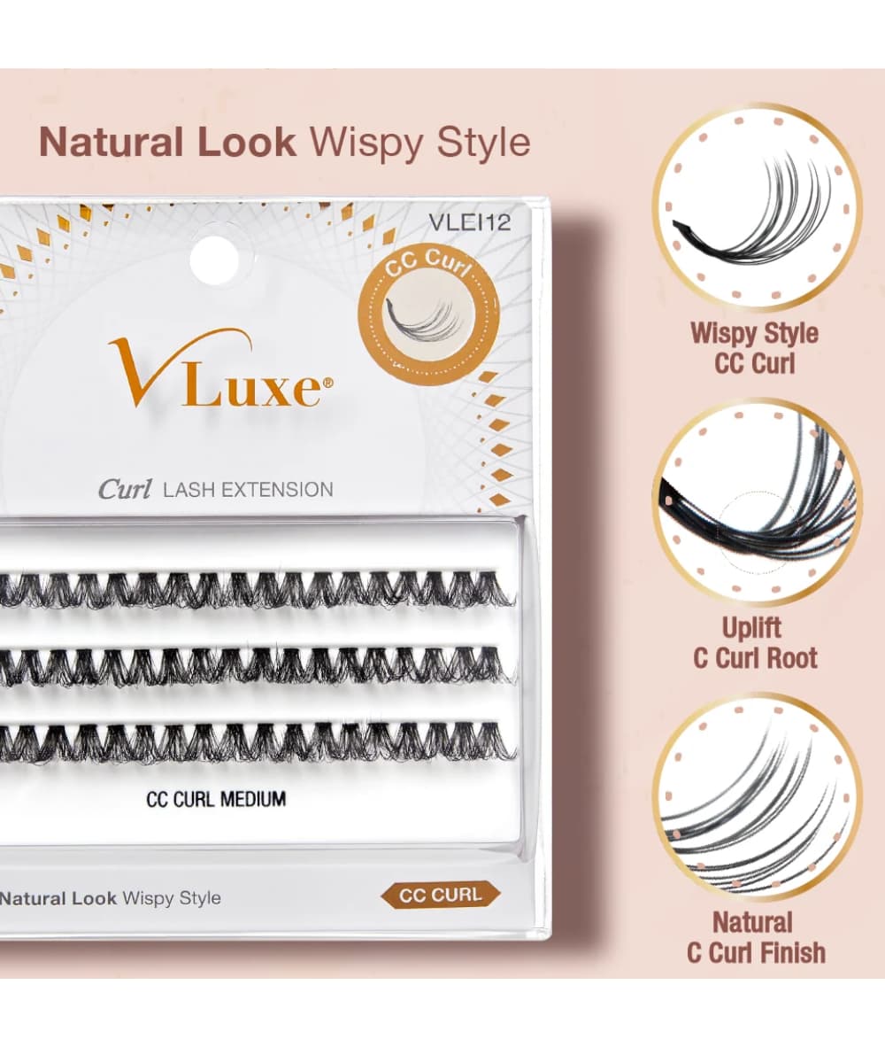 Kiss I-Envy V Luxe Dd Curl Extension Cluster Medium 