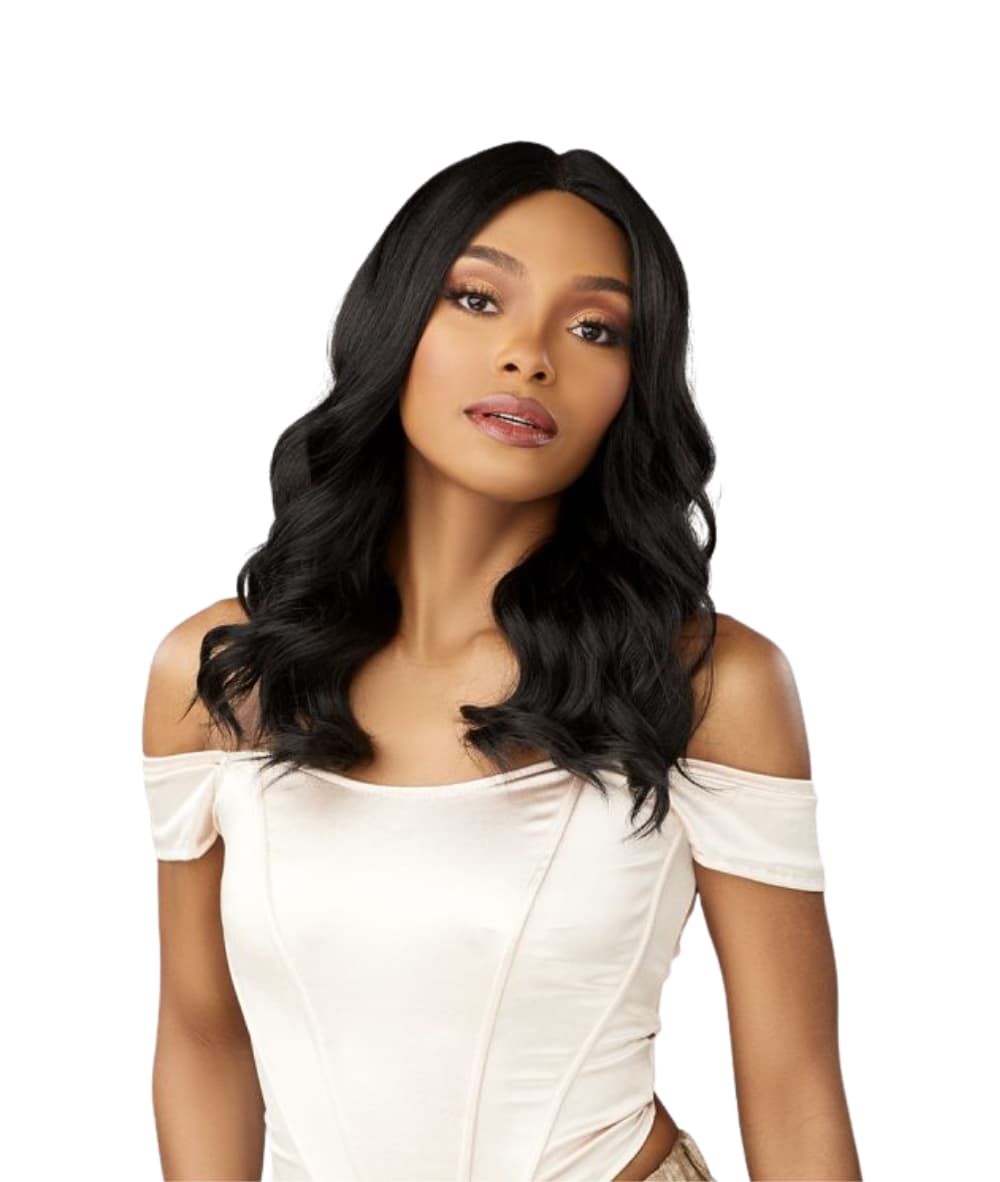 Sensationnel Glamzy Lace V Part Wig- Aria