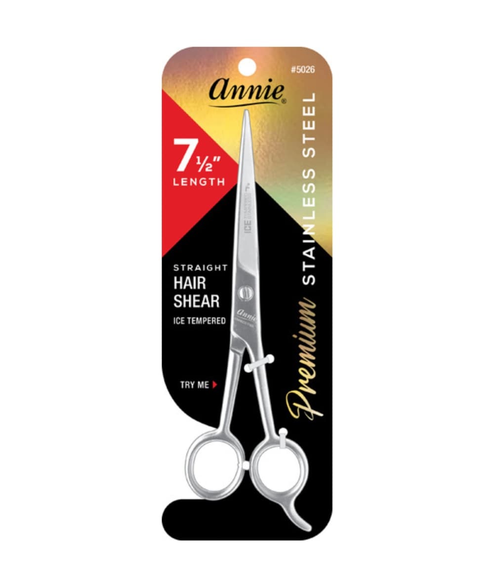 Annie Ice 7 1/2In Stainless Steel Hair Shear #5026, Hair Tools - Cloré Beauty