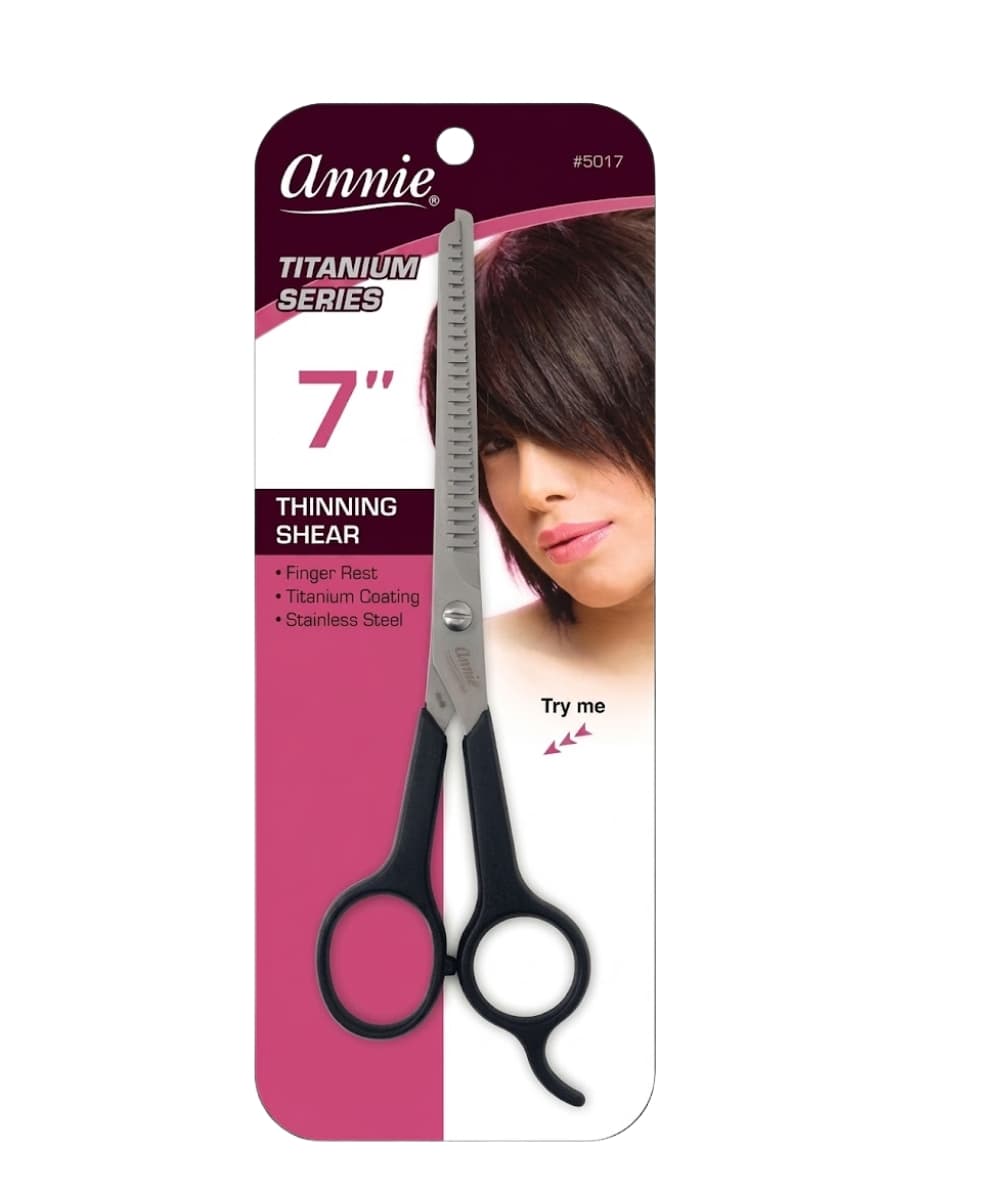Annie Titanium Thinning Shear 7In #5017, Hair Tools - Cloré Beauty