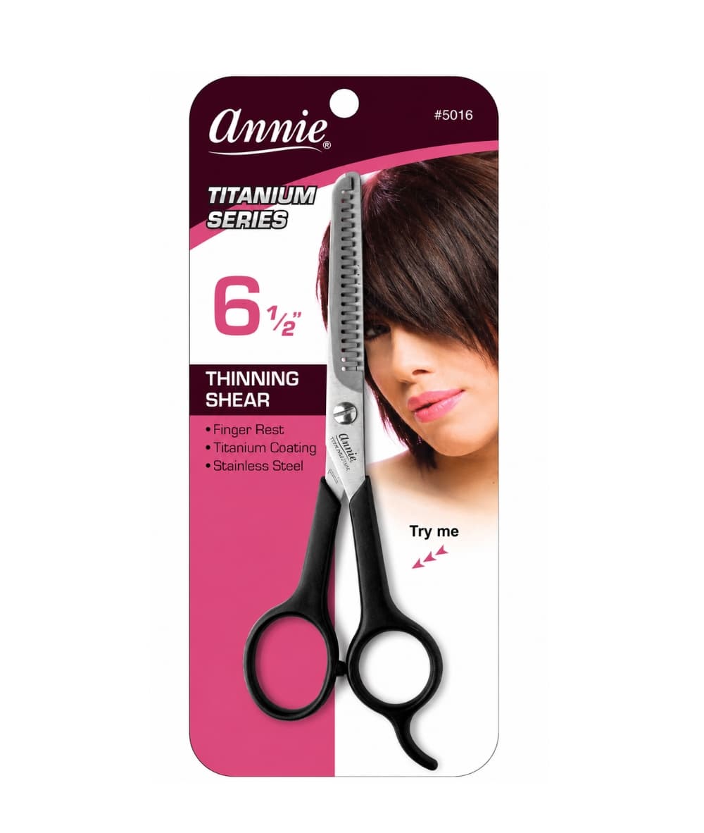 Annie Titanium Thinning Shear 6-1/2In #5016, Hair Tools - Cloré Beauty