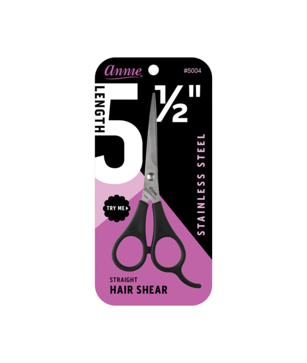 Annie Stainless Hair Shears 5-1/2In #5004, Hair Tools - Cloré Beauty