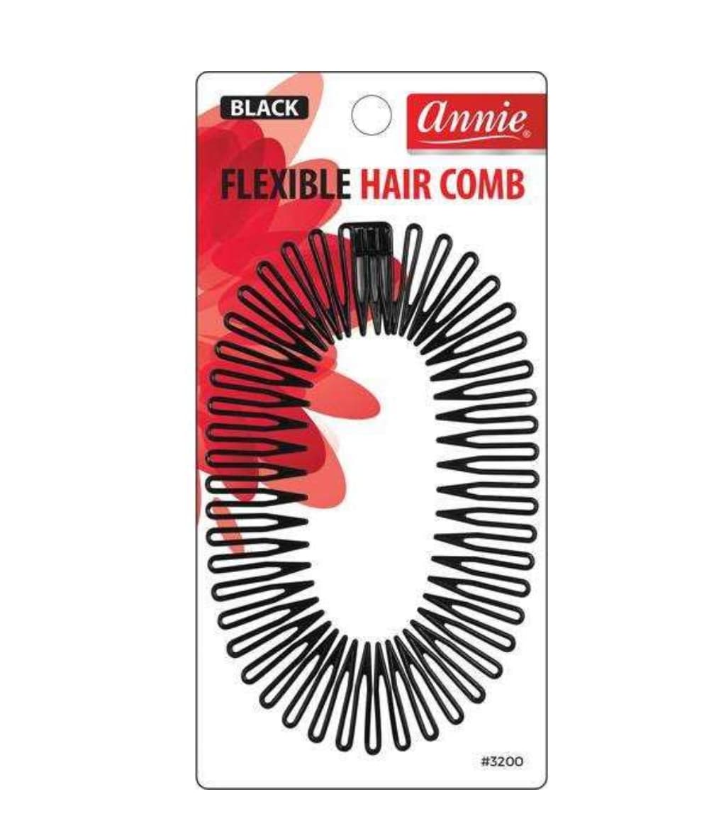 Annie Flexible Comb Black #3200, Hair Tools - Cloré Beauty