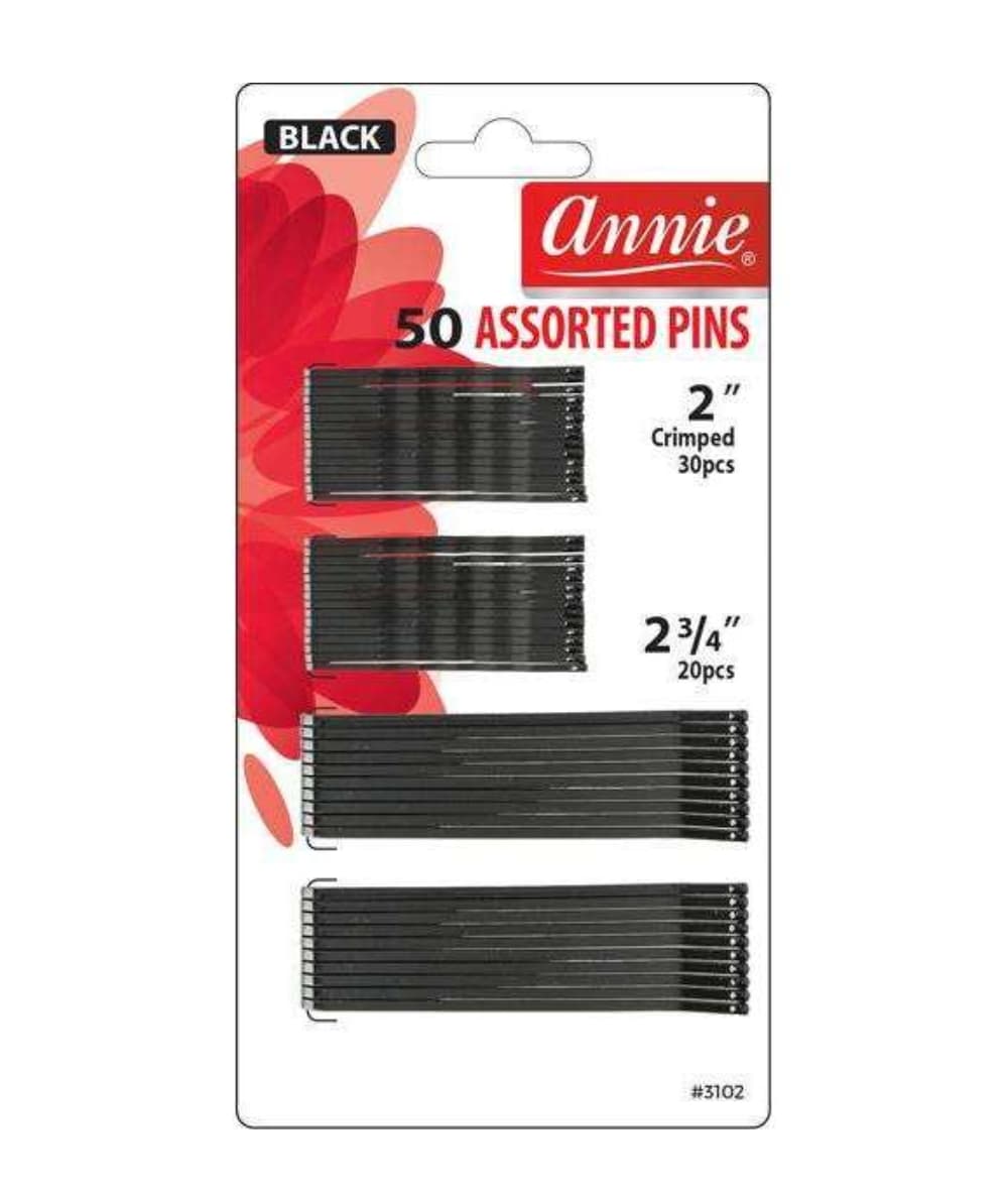 Annie 50 Assorted Pins # 3102, Hair Tools - Cloré Beauty