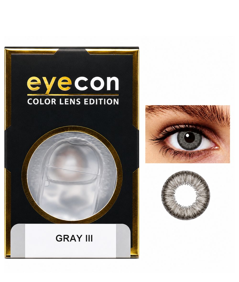 Eyecon Color Lens # Gray Iii, Cosmetics - Cloré Beauty