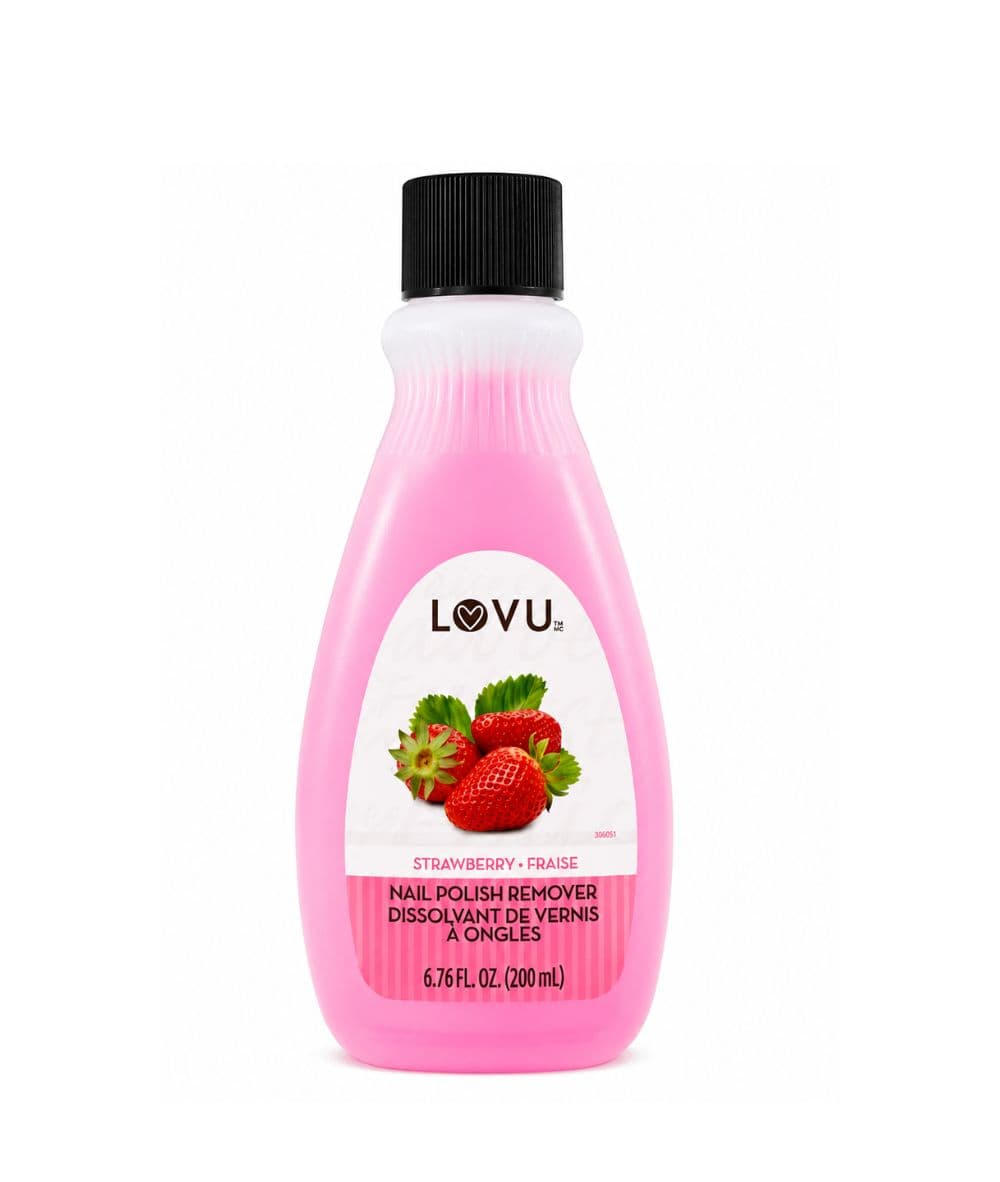 Delon Nail Polish Remover [Strawberry] 6.76 oz, Cosmetics - Cloré Beauty
