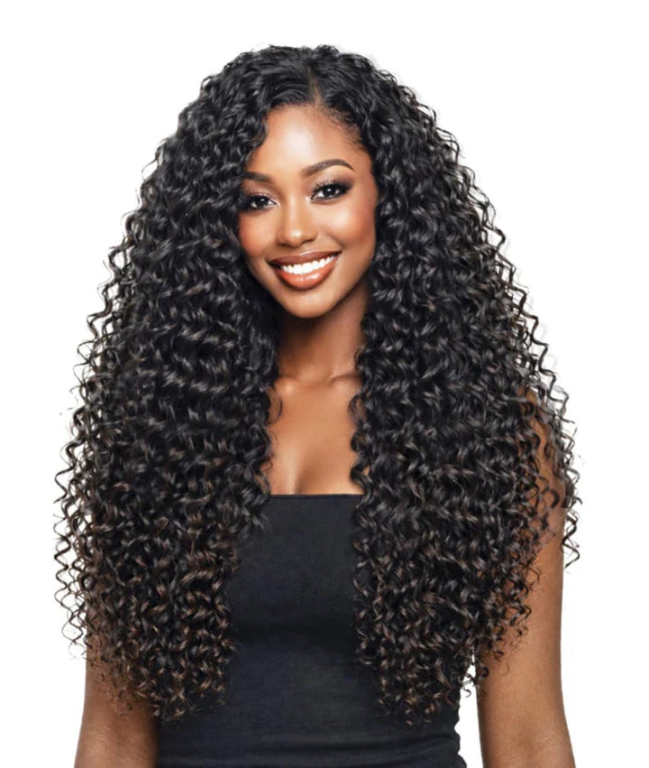 Bobbi Boss Origin Seamless Human Hair Blend Crochet Deep Wave 20"