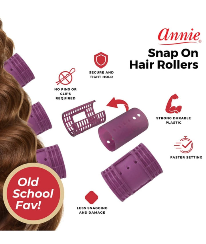 Annie Sanp On Rollers 6 Jumbo Rollers, Hair Tools - Cloré Beauty