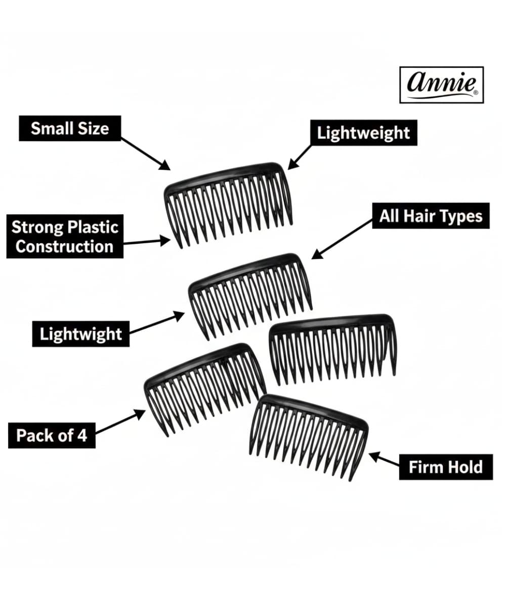 Annie 4 Side Combs 