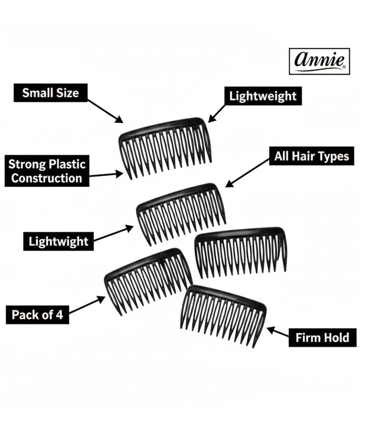 Annie 4 Side Combs 