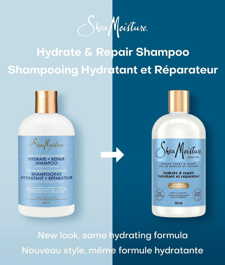 SheaMoisture Manuka Honey&amp;Yogurt Hydrate+ Repail Shampoo 384Ml