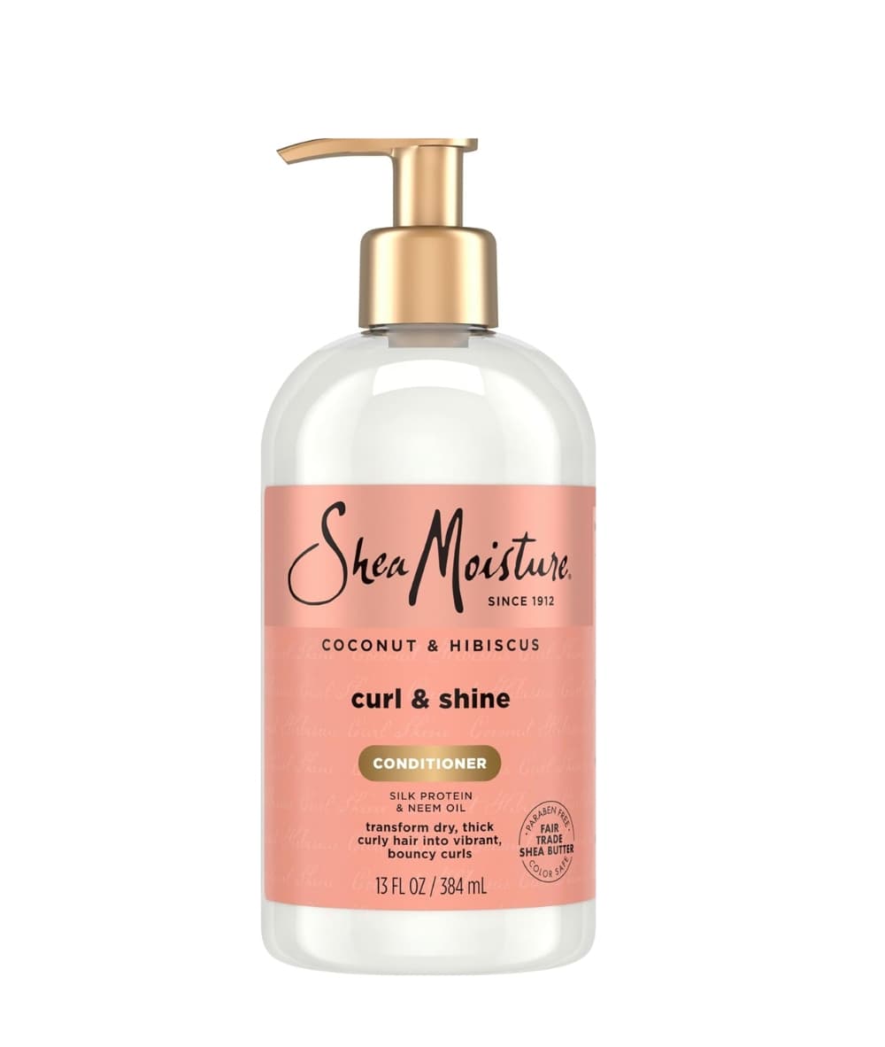 SheaMoisture Coconut & Hibiscus Curl & Shine Conditioner 13oz, Hair Care - Cloré Beauty