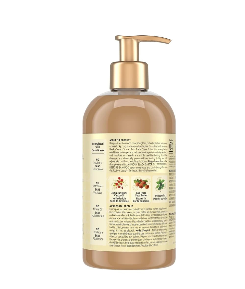 SheaMoisture Jamaican Black Castor Oil Conditioner 379Ml, Hair Care - Cloré Beauty