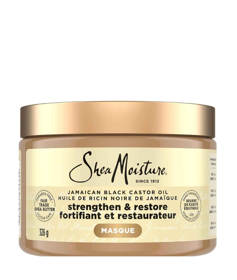SheaMoisture Jamaican Black Castor Oil Masque 325Ml, Hair Care - Cloré Beauty
