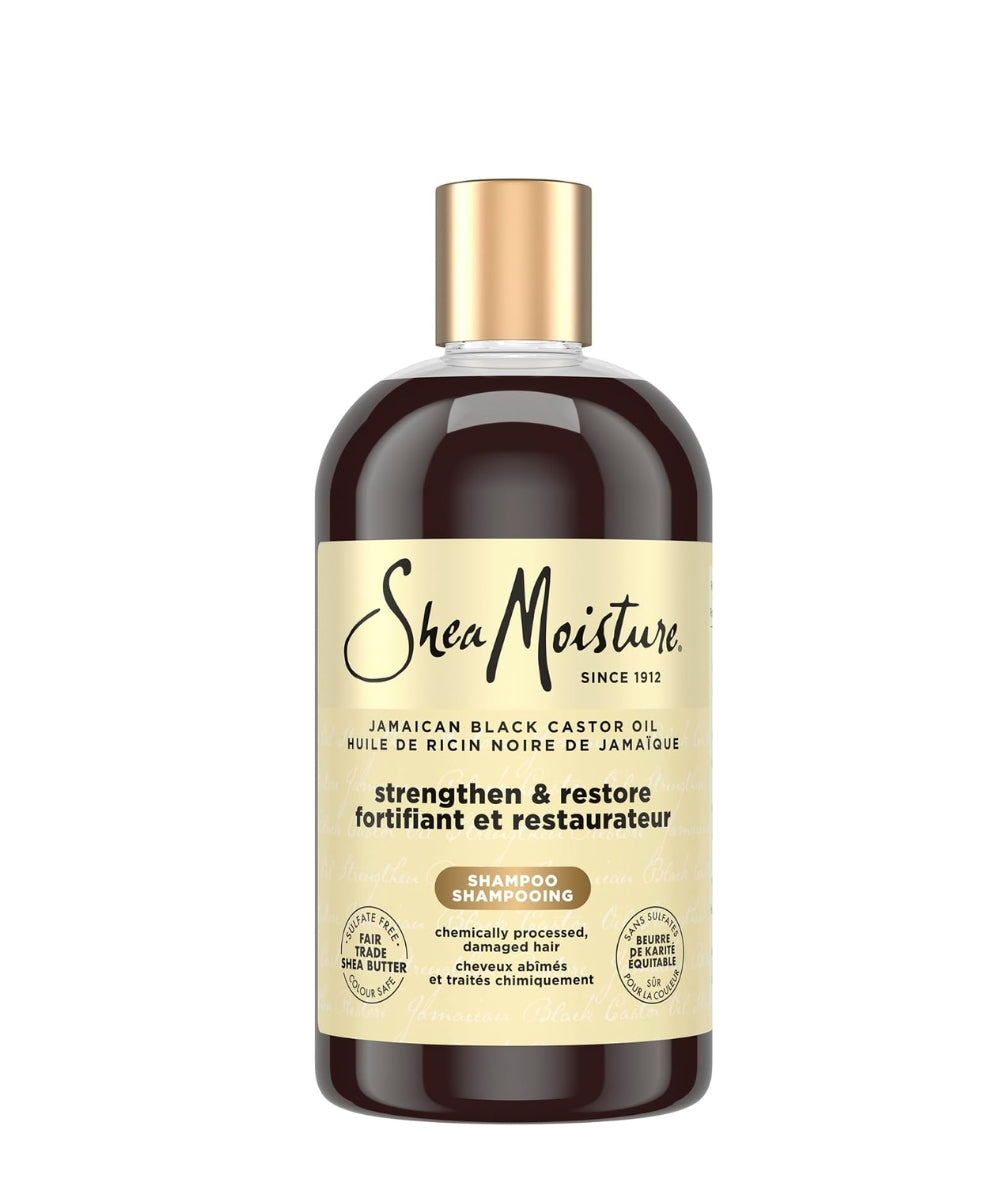 SheaMoisture Jamaican Black Castor Oil Shampoo 379Ml, Hair Care - Cloré Beauty