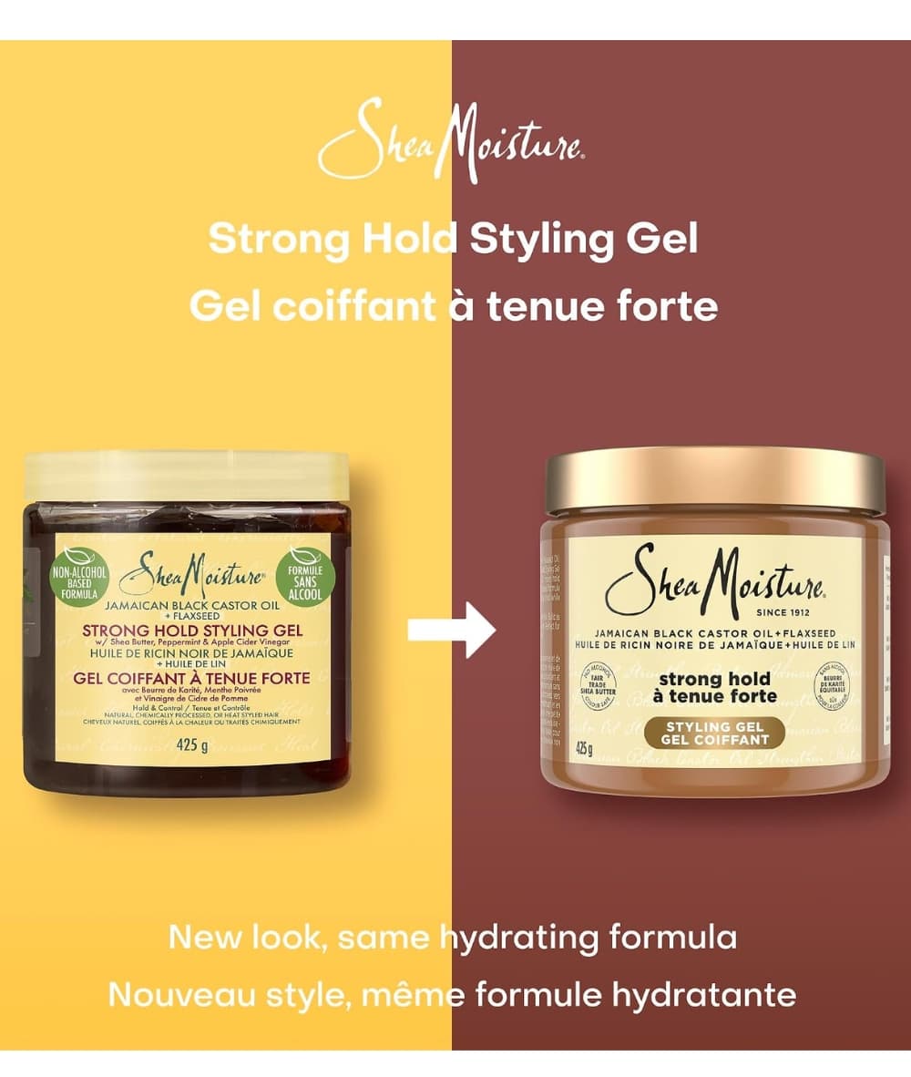 SheaMoisture Jamaican Black Castor Oil Strong Hold Styling Gel 15oz