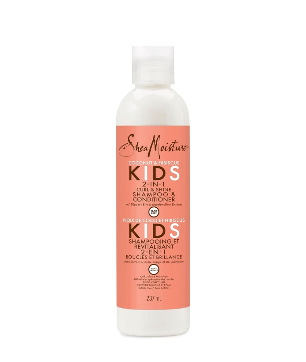 S SheaMoisture Kids Coconut & Hibiscus 2-In-1 Curl & Shine Shampoo & Conditioner 8oz, Hair Care - Cloré Beauty