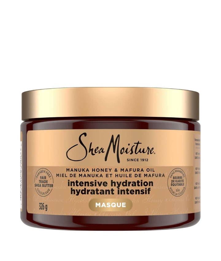 SheaMoisture Intensive Hydration Masque Manuka Honey &amp; Mafura Oil 326g, Hair Care - Cloré Beauty