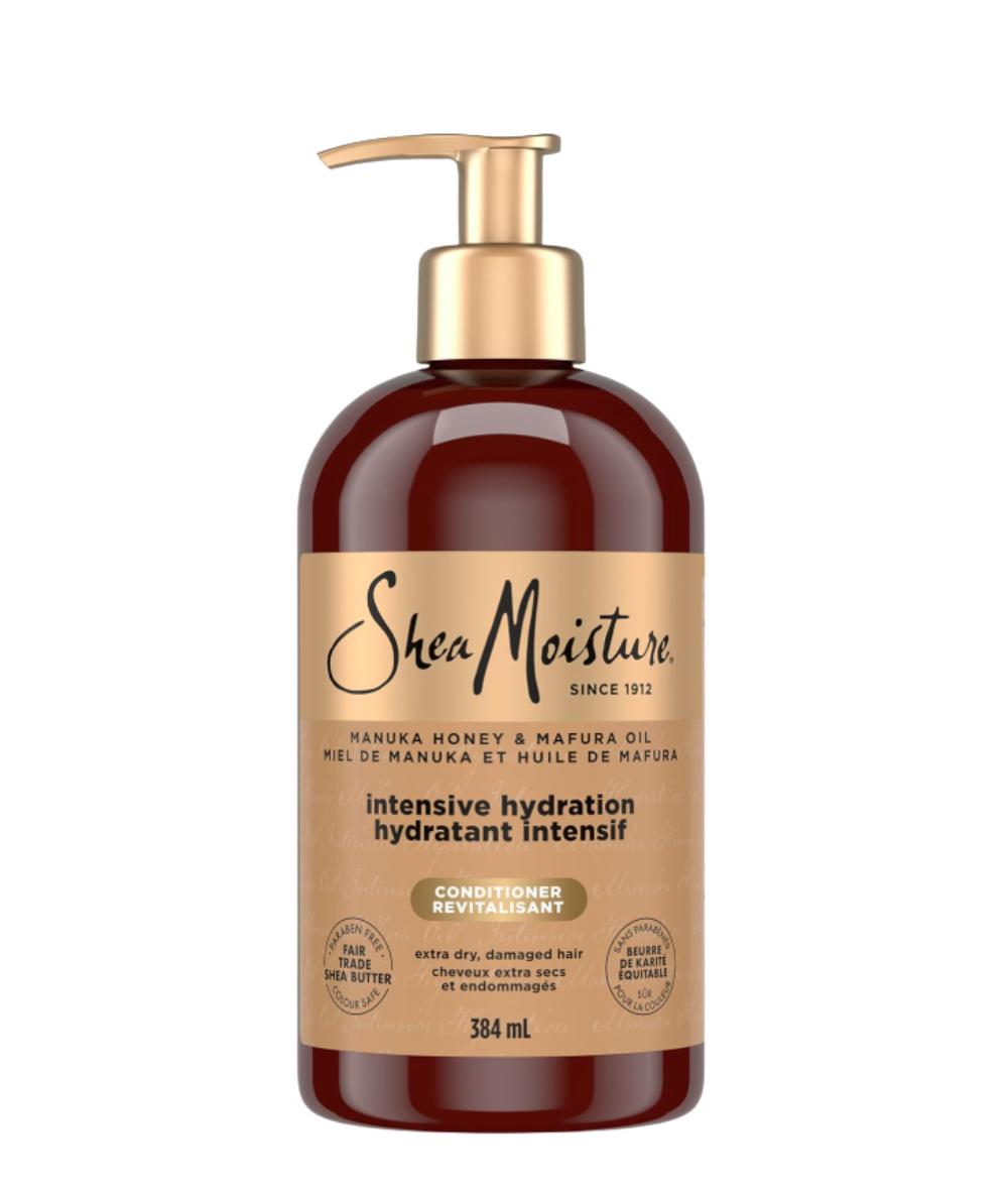 S SheaMoisture Manuka Honey and Mafura Oil Intensive Hydration Conditioner 384Ml, Hair Care - Cloré Beauty