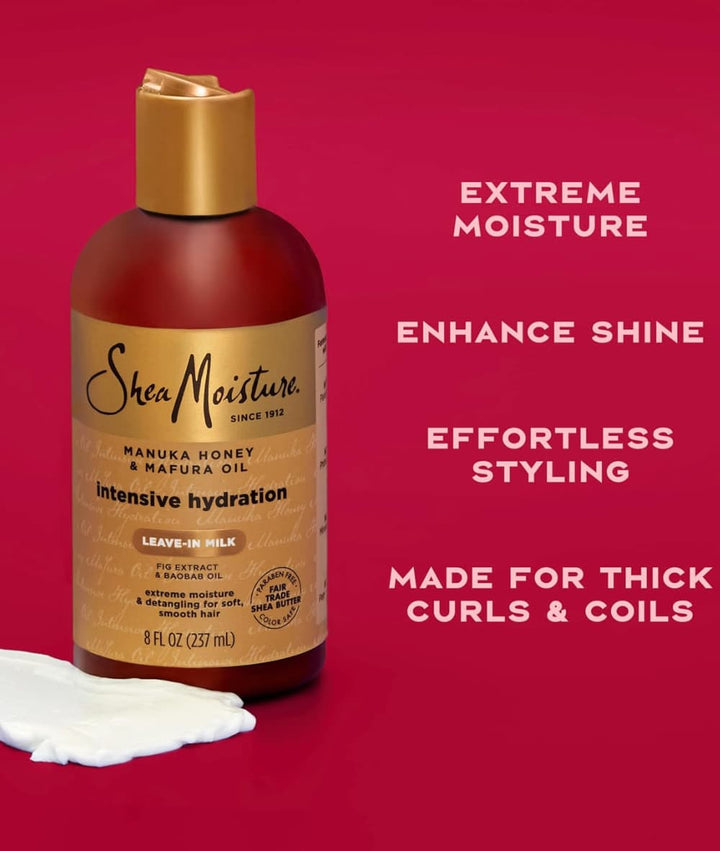SheaMoisture Manuka Honey&amp;Mafura Oil Intensive Hydration Leave-In Milk 8Oz