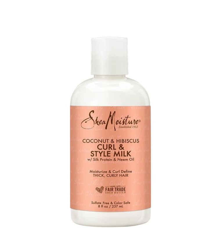 Shea Moisture Coconut &amp; Hibiscus Curl &amp; Style Milk 237ml