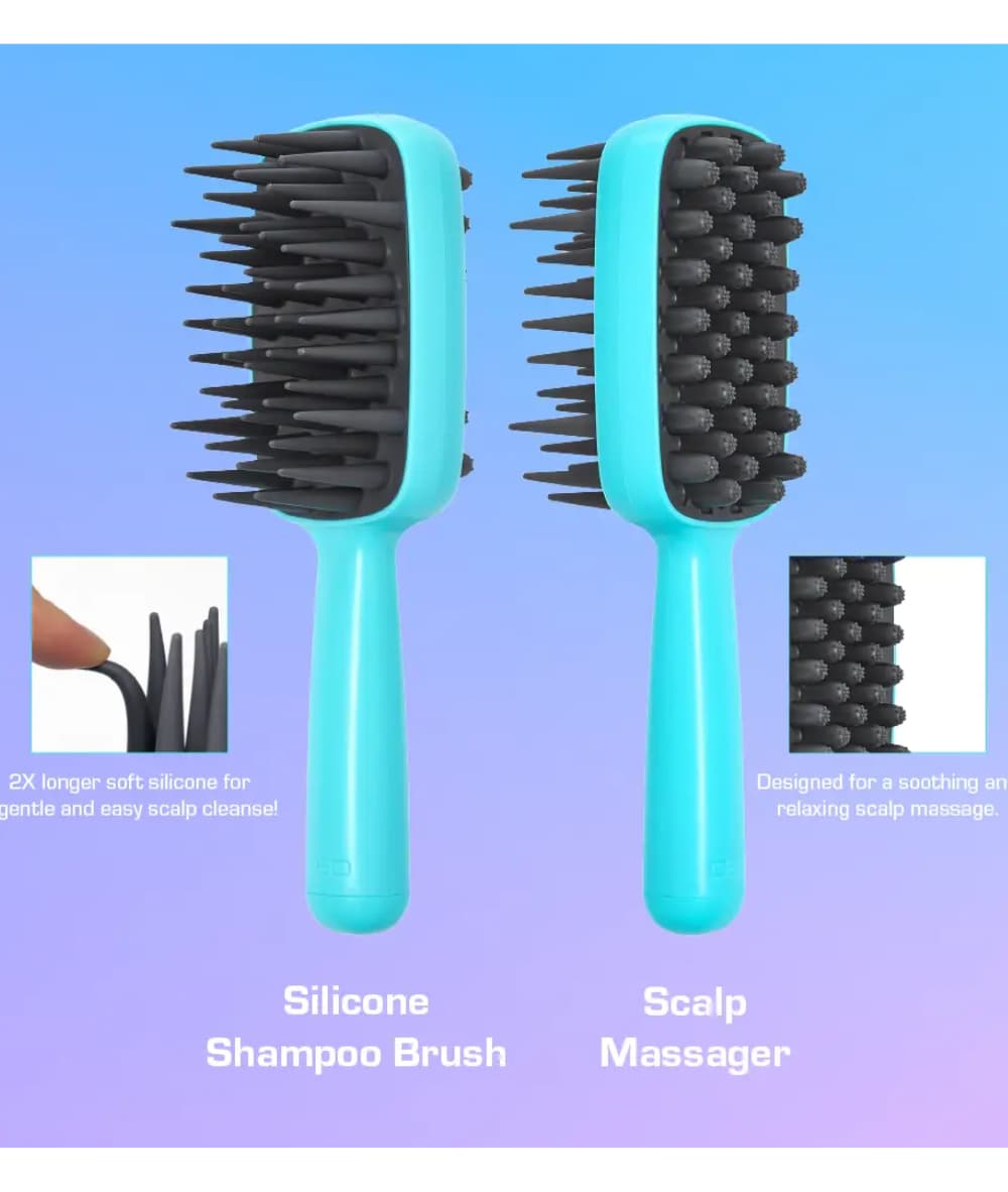 Red By Kiss Scalp Master 2-Sided Massager &amp; Silicone Brush HH248